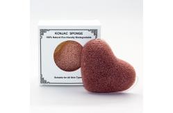 China MSDS 100% Natural Red Clay Konjac Sponges Soft Facial Cleansing Sponge supplier
