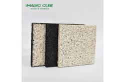 China Interior Decorative Hexagon Wood Wool Fiber Acoustic Wall Panel supplier