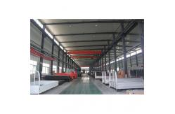China Modern Prefab Metal Buildings , Industrial Prefabricated Steel Structure Plant With Crane supplier