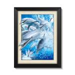 Sea World Pictures Lenticular Printing Services 3D Picture House Decoration for sale