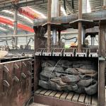100BPH-180BPH Cardboard Recycling Baler Waste Tire Paper Baling Machine for sale