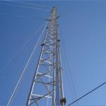 wifi radio Communication Lattice Guyed Wire Tower for sale