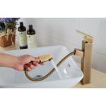 Hotel  Brushed Pull Out ODM Vintage Style Bathroom Faucets for sale