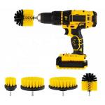 2 3.5 4 5''Customized Drill Cleaning Brush Set For Car 4 Pcs for sale
