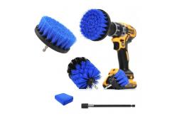China Sustainable Car Cleaning 6Pcs Power Drill Brush Kit 9cm Medium Hard supplier