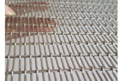 China Decorative Wire Cladding Woven Metals , Architectural Metal Wire Mesh Facades supplier