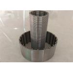Vee-Shaped Wrapped Wire Johnson Wedge Wire Screens For Water Supply Systems for sale