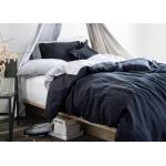 100% Linen Soft Twin Size Bedding Sets 4 Pcs Colorful Duvet Cover for sale