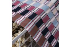 China Moisture Absorbing Breathable Smooth Striped Knit Fabric For T Shirt supplier