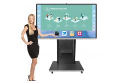 China IR Touch 85 Inch Smart Board , Interactive Display Panel CE FCC ROHS Certification supplier