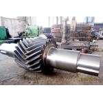 Forged Steel Transmission Spare Parts SAE 4340 Herringbone Gear Shaft for sale