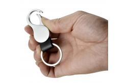 China Leather Key Chains With Keychain Holder Customized Pattern Design supplier