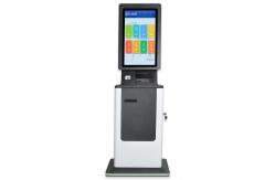 China Biometric Self Cashier Machine Wall Mounted Android Touchscreen with Credit Card supplier