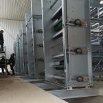Anti Aging HDG Poultry Litter Removal Equipment 1m-1.8m Belt Width for sale