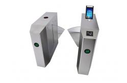 China Face Recognition 100W Retractable Flap Barrier Turnstile supplier
