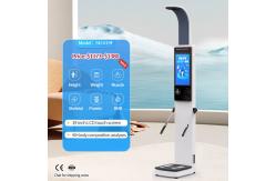 China Professional 8 Electrodes Body Composition Fat Analyzer Height Weight Scale with Printer supplier