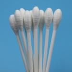 Disposable White PP Stick 10mm Big Round Head Cotton Bud Medical Cotton Swab Applicator for sale