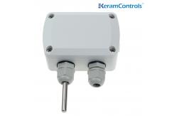 China PT100 ABS And PC Plastic Temperature Sensor For HVAC System supplier