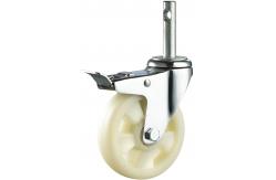 China 3/4/5 Inch Thread Stem PP Furniture Caster Wheel supplier