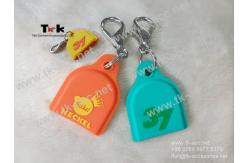 China Custom Cute Cartoon Silicone Finger Ring For Children supplier