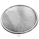 18 Inch Perforated Round Aluminum Pizza Pan Punched Pizza Tray Baking Tray For Restaurant for sale
