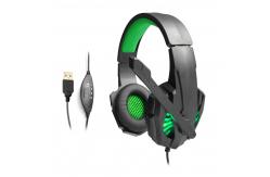 China 20KHz Wired Gaming Headphone Adjustable Foldable Stereo Earphones For Computer supplier