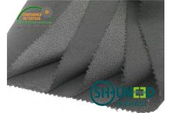 China 100% Polyester Fusible Twill Woven Interlining Fabric With Double Dot supplier