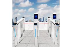 China Luxury Speed Gate Turnstile Optical Half Height Turnstiles For Buildings supplier