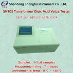 3 Oil Samples Transformer Oleic Acid Value Tester ASTM D974 Measure 7min Power 300W for sale