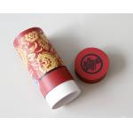 Environmental Red Gift / Craft Paper Tube packaging Box with ISO SGS FDA QS for sale