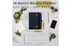 China Casebound Hardcover Academic Planner 2023 2023 Monthly Weekly Schedule supplier