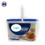 Single Handle Square Plastic Containers With Lids In Mold Labeling for sale