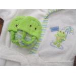 100% Cotton Custom Bath Robe with Hood for baby Unisex