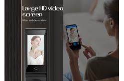 China Secure Smart Lock Intercom 3D Face Automatic Door Lock For Apartment supplier