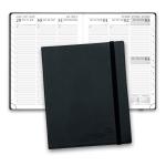 Black Softcover Custom Planner 2023 Daily Weekly Schedule Yearly Agenda Monthly Tabs for sale