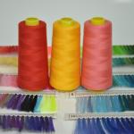 Stock Lot Colors 40/2 100% Polyester Sewing Thread 3000Yards/Cone for sale