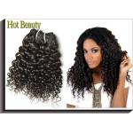 Italian 100% Human Hair Bundles , Natural Color 1 Piece Weave Hair Extensions for sale