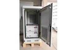 China IP55 1.2mm SPCC Weatherproof Telecom Enclosures 23U Front Opening supplier