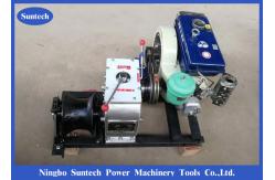 China Belt Driven 5 Ton Cable Winch Puller Diesel Engine Powered Winch supplier