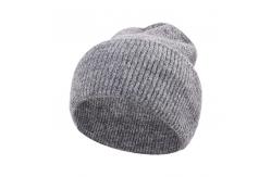 China Unisex Wool Acrylic Soft Knit Beanie Cap Customize Pattern supplier