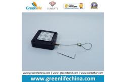 China Security Cable Lockable Square Black Retractor for Jewelry Electronics Displaying supplier