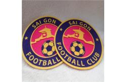 China Football Club Custom Clothing Patches Heat Transfer Tatami Flocking Smooth Garment Labels supplier