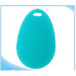 Oval Shape Silicone Mold Tools , Silicone Kitchen Tools Multifunctional Dishwashing Brush