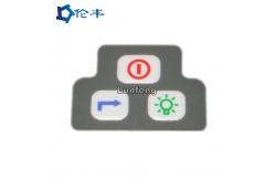 China Silk Screen Printed PC PVC PET Membrane Graphic Overlay With Matte Finish supplier