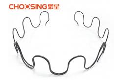 China Excellent Elasticity Zig Zag Couch Springs , 25 Sinuous Wire Springs Round Shaped supplier