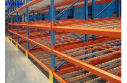 China Warehouse Picking System Case Carton Flow Rack With Plastic Gravity Roller Track supplier