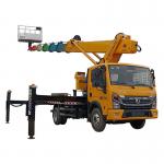 Hot-sale China Dongfeng 4*2 New Diesel 33 m Hydraulic Aerial Lifting Platform With Remote Control for sale
