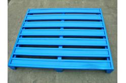 China Powder Coated Galvanized Packaging Steel Pallet With Heavy Loading Support supplier