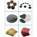 Corrugated Compressive chocolate box cushion pads Star Shape for sale