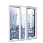 Villa Tempered Glass Casement Window Inward Opening UPVC Tilt And Turn Windows for sale